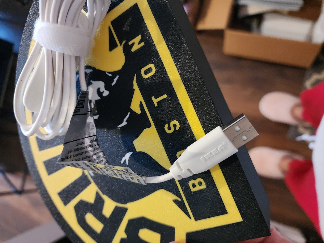 Boston Bruins LED Lightbox – NHL Hockey Team Night Lamp