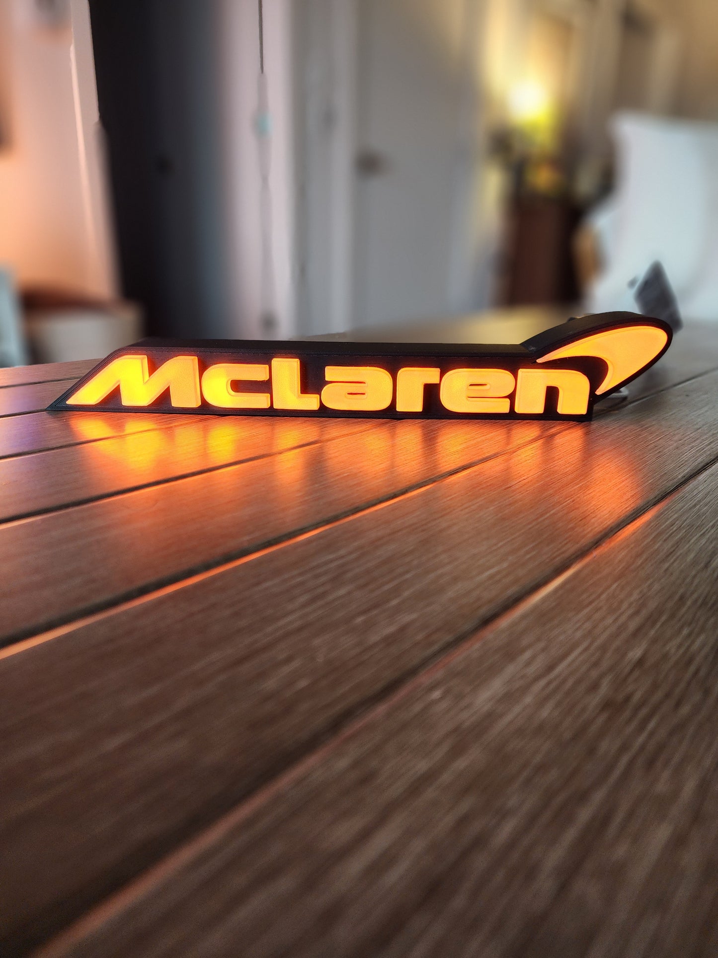 McLaren LED Lightbox – Racing Car F1 Team Fan Lamp