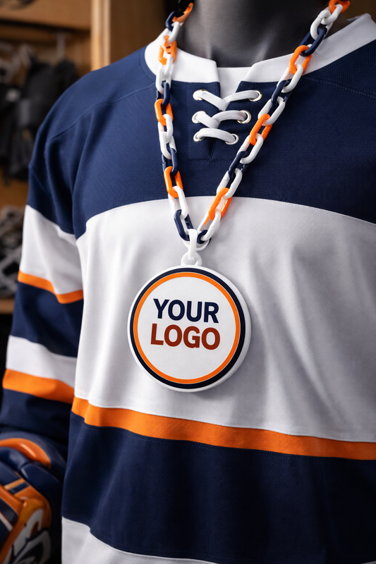 Custom 3D Printed Chain – Upload Your Logo or Design