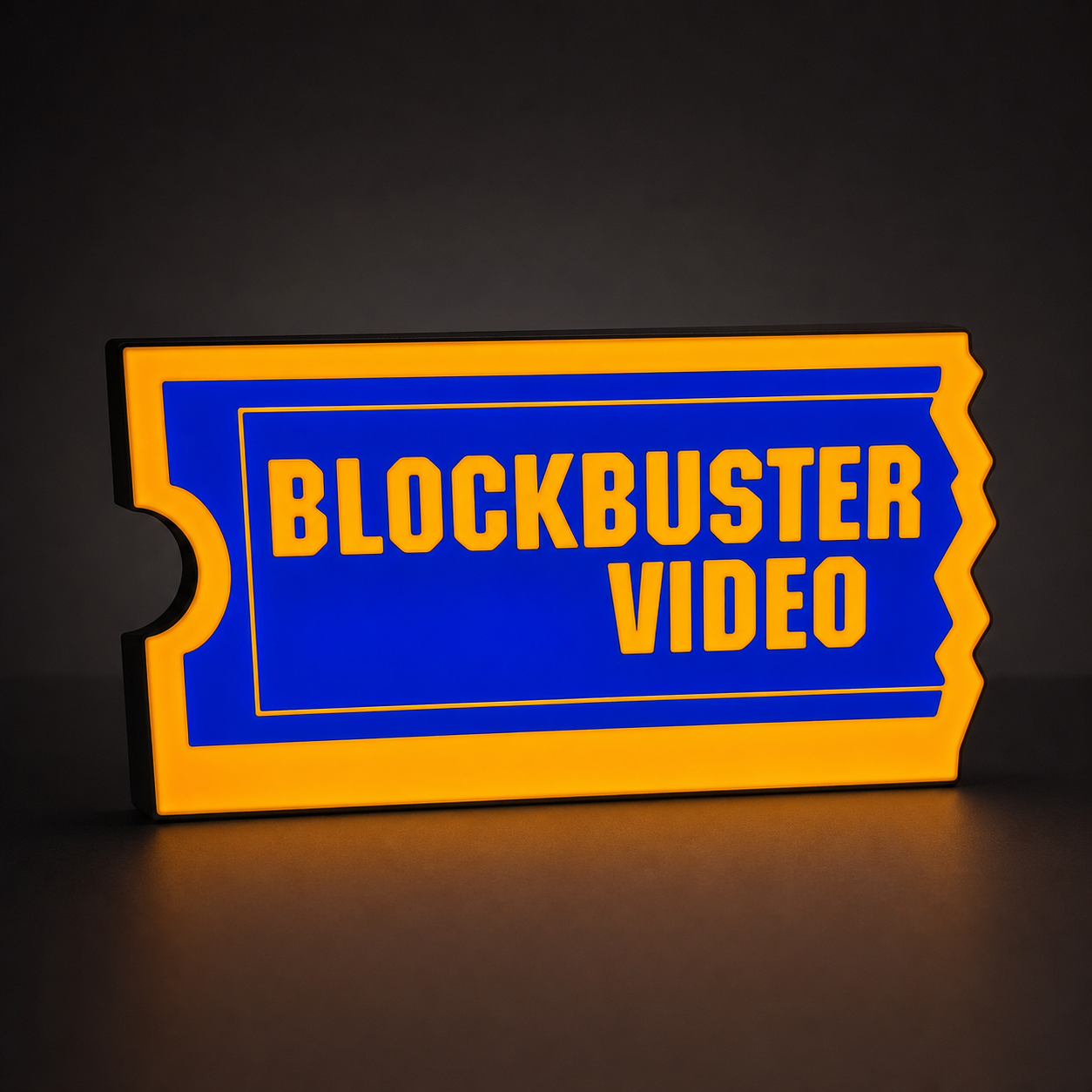 Blockbuster ticket lightbox