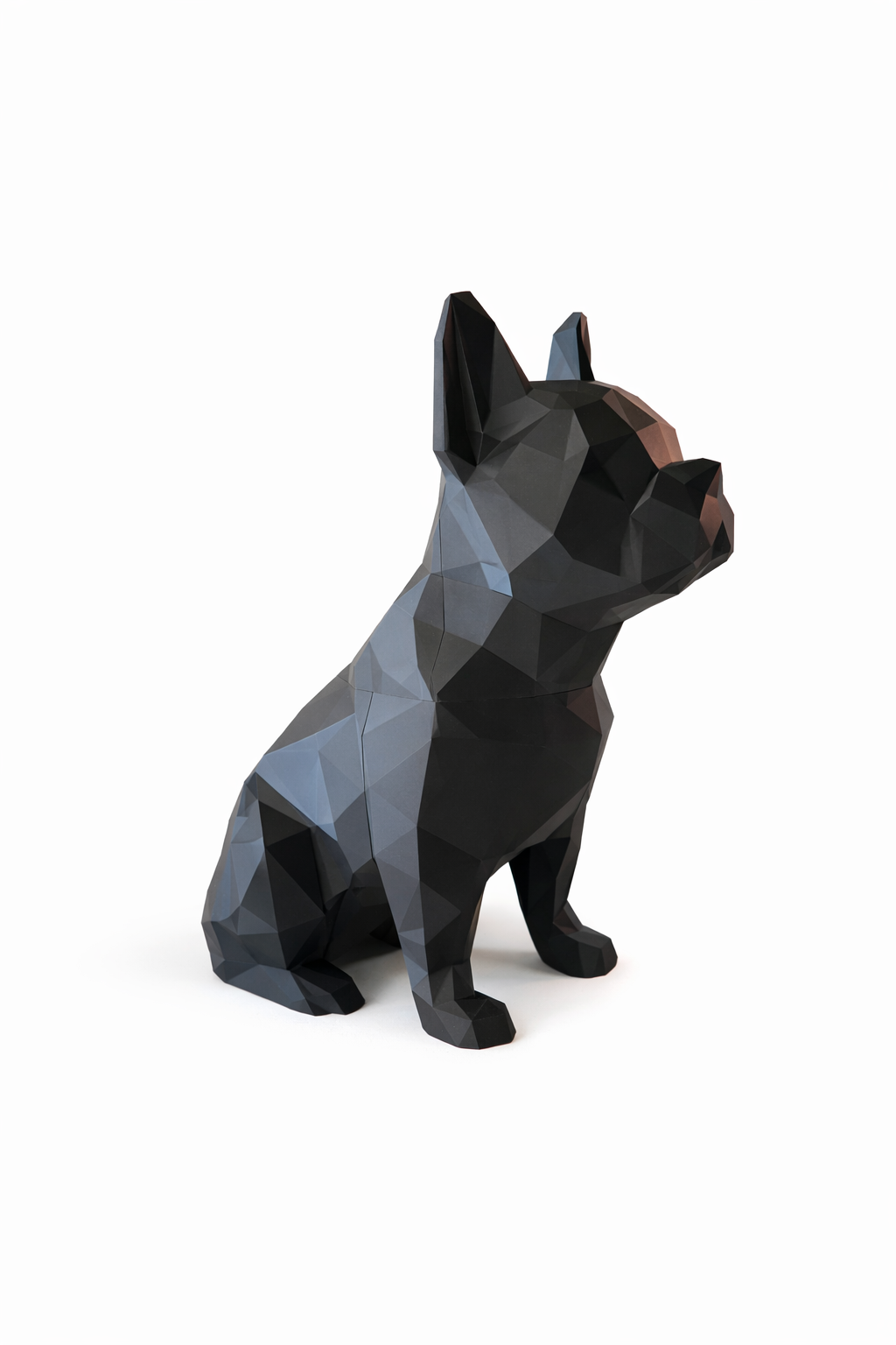 French Bulldog Sculpture – Modern Geometric Dog Decor