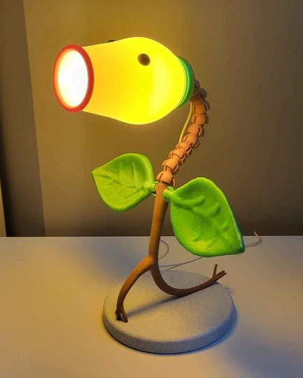Cute Plant-Inspired LED Light