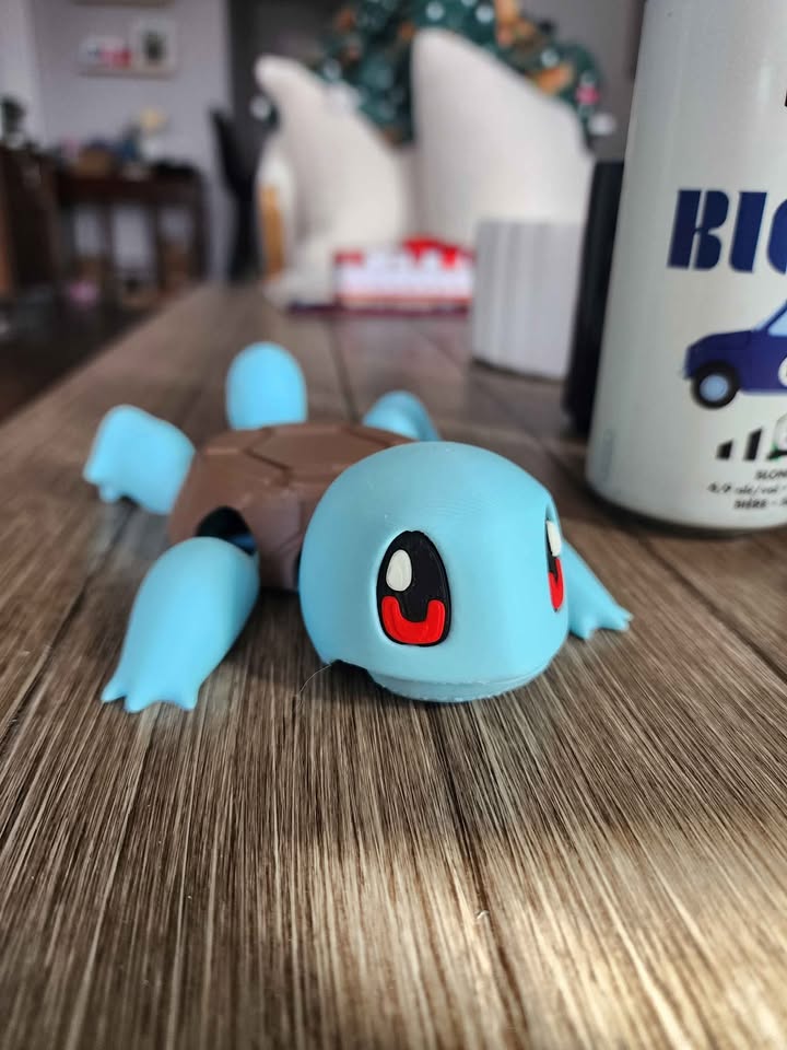 Squirtle Drink Holder – 3D Printed Cup & Can Stand