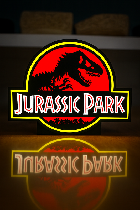 Jurassic Park LED Light Sign