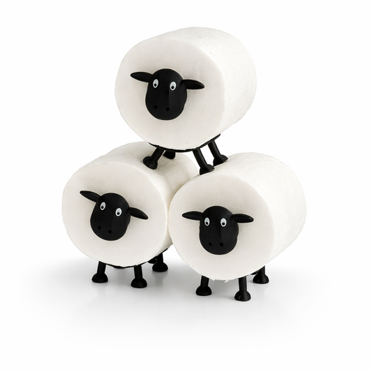 The Flock Collection: Sheep Toilet Paper Holders