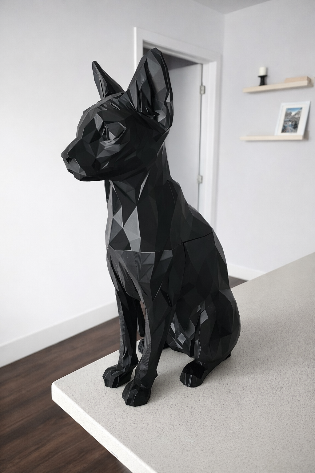 18" Sphynx Cat Statue – Premium 3D Printed Sculpture