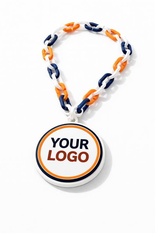 Custom 3D Printed Chain – Upload Your Logo or Design