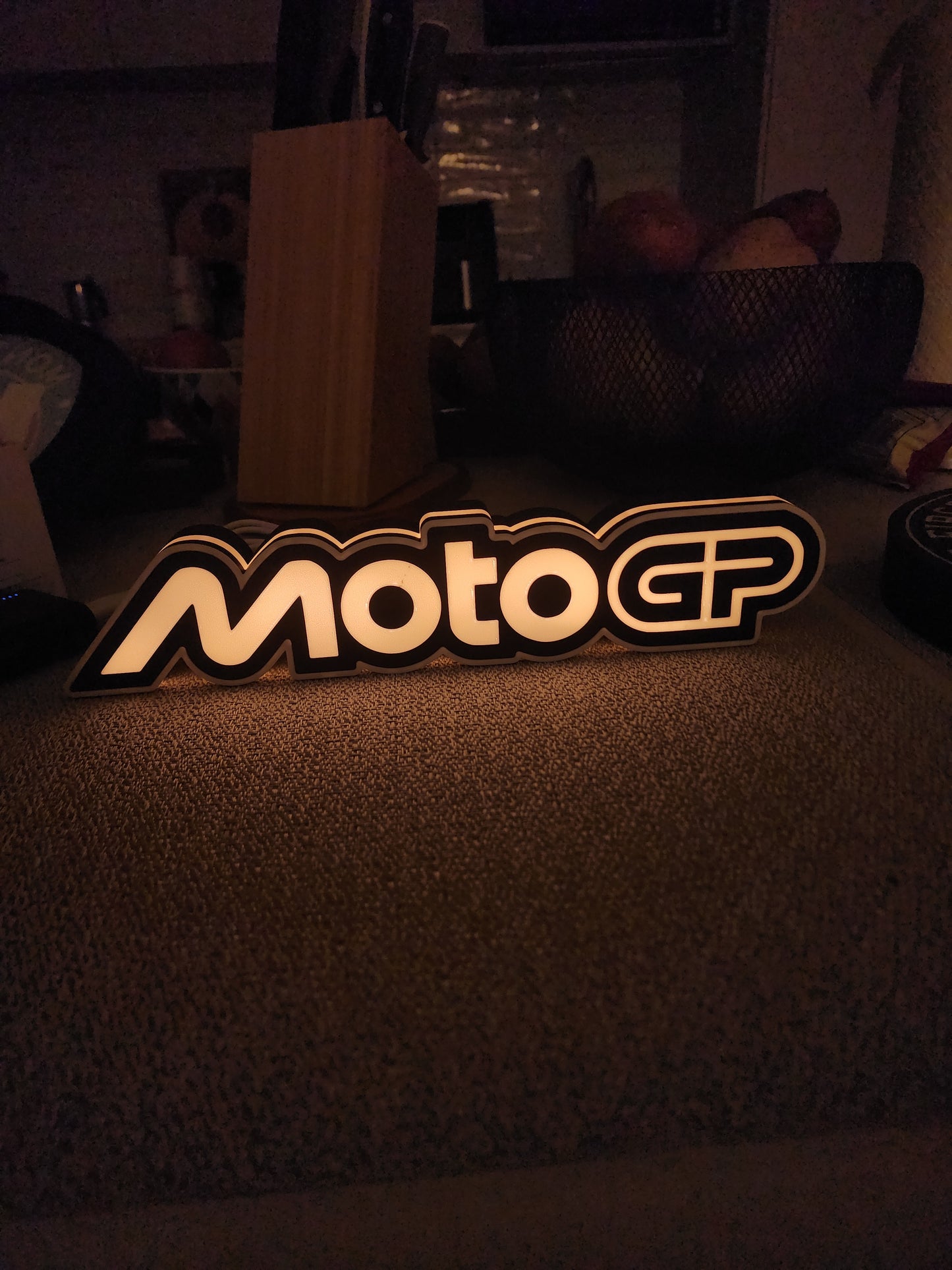 MotoGP Racing LED Lamp – Motorcycle Fan Night Light