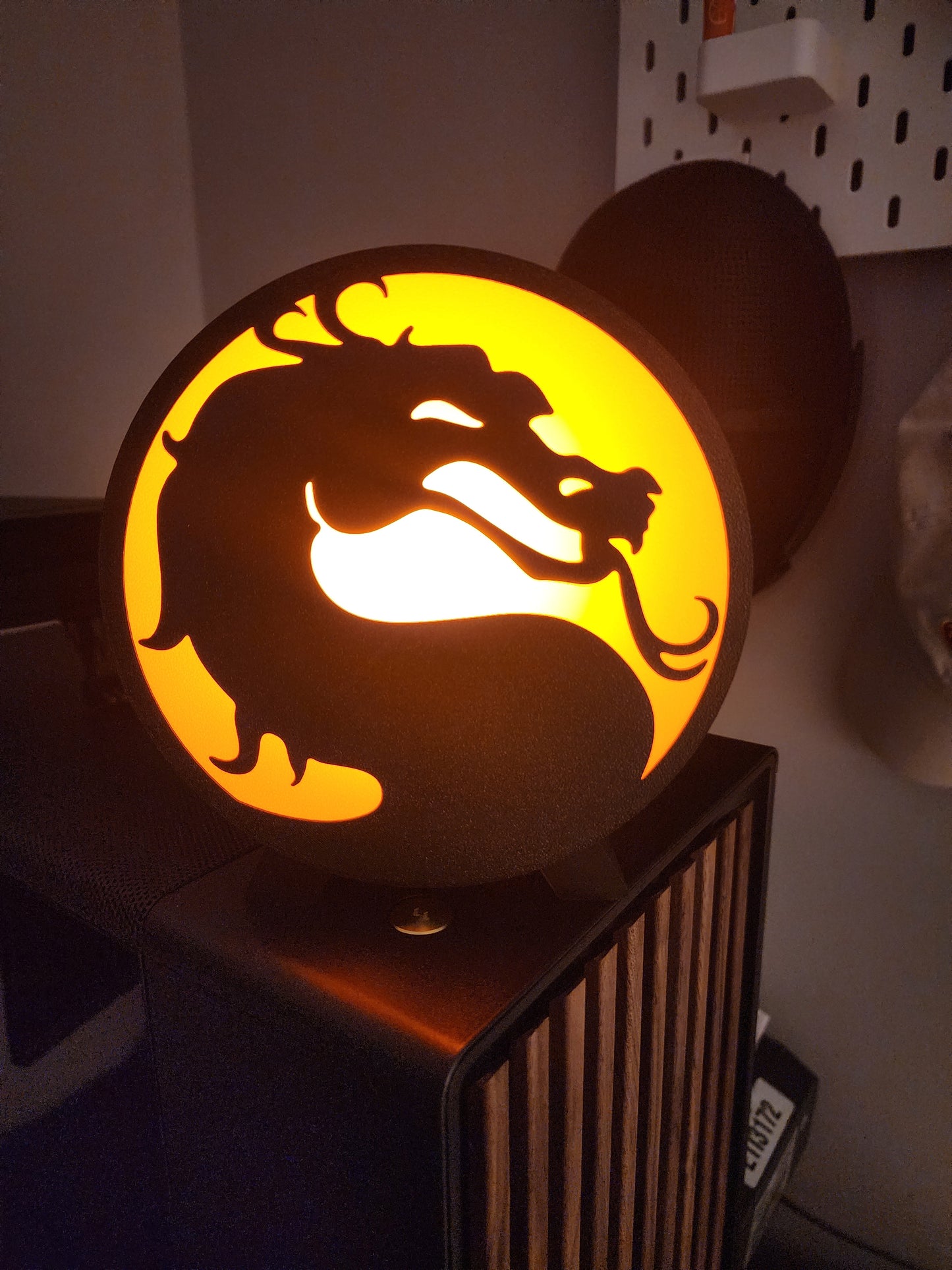 Mortal Kombat LED Lightbox – Gamer Room Decor Fighting Game Lamp