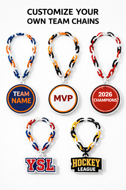 Custom 3D Printed Chain – Upload Your Logo or Design