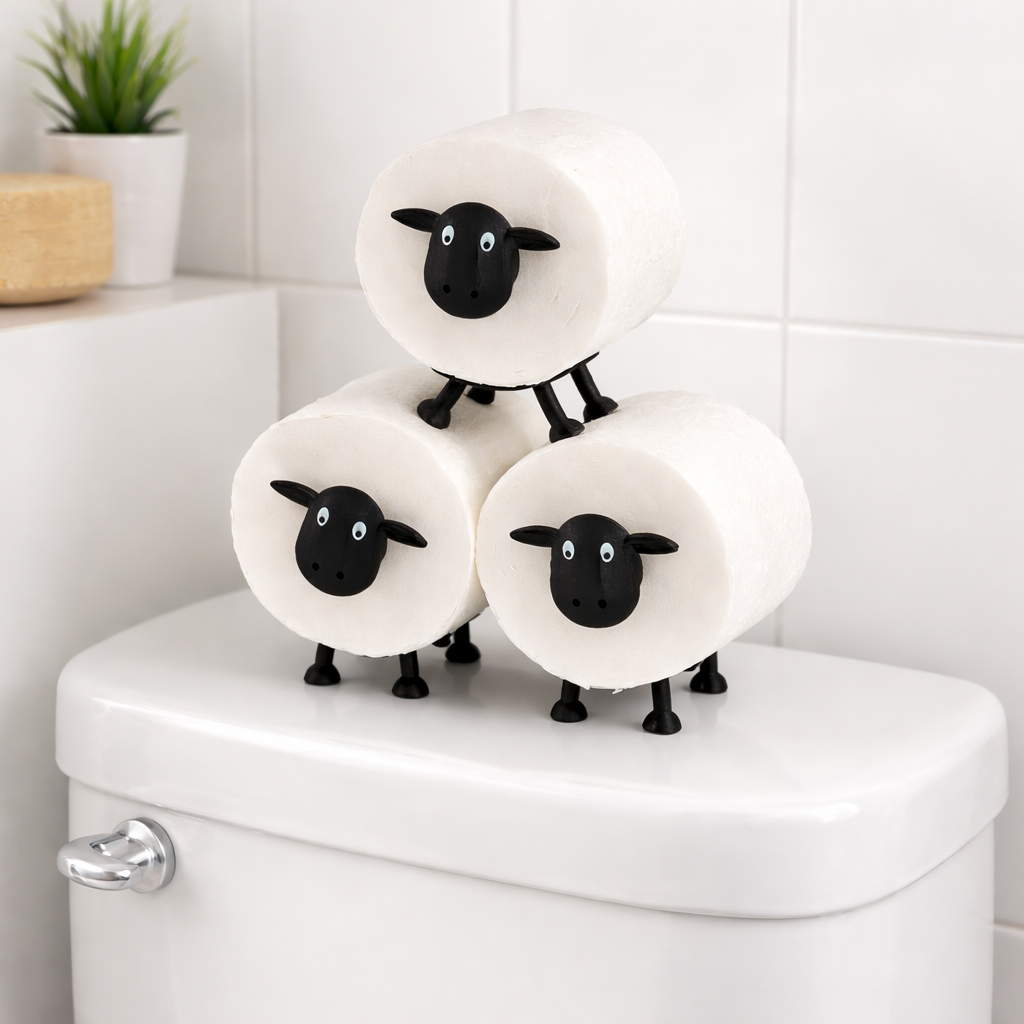 The Flock Collection: Sheep Toilet Paper Holders