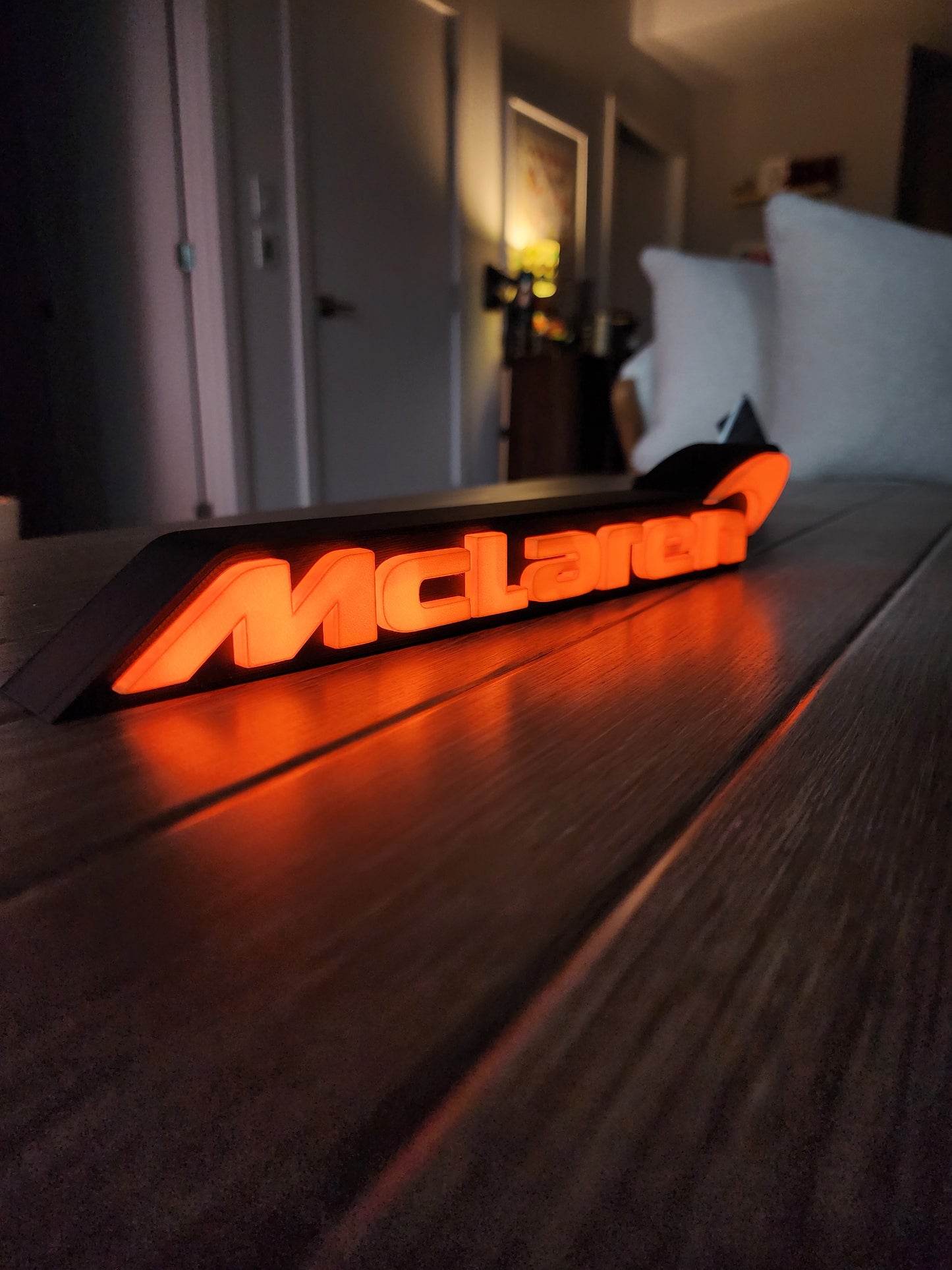 McLaren LED Lightbox – Racing Car F1 Team Fan Lamp